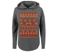F4NT4STIC Sweat-shirt 'Guns And Roses Weihnachten Christmas' gris foncé / mélange de couleurs, Taille L