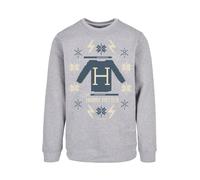 F4NT4STIC Sweat-shirt 'Harry Potter Christmas' crème / gris / pétrole, Taille XL