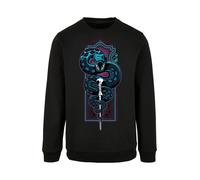 F4NT4STIC Sweat-shirt 'Harry Potter Neon Nagini' bleu cyan / baie / noir / blanc, Taille M