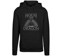 F4NT4STIC Sweat-shirt 'House Of The Dragon Throne' gris / noir, Taille XXXL