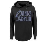 F4NT4STIC Sweat-shirt 'Janis Joplin' bleu / noir, Taille M