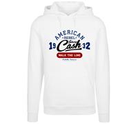F4NT4STIC Sweat-shirt 'Johnny Cash Music Walk the Line' bleu foncé / rouge / blanc, Taille L