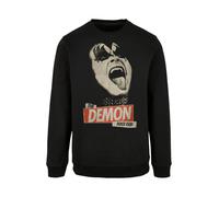 F4NT4STIC Sweat-shirt 'Kiss Demon Rock' beige / rouge / noir, Taille S