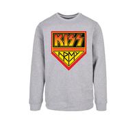 F4NT4STIC Sweat-shirt 'Kiss' jaune / gris / rouge / noir, Taille XS