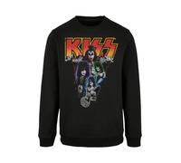 F4NT4STIC Sweat-shirt 'Kiss ' mélange de couleurs / noir, Taille XS