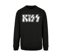 F4NT4STIC Sweat-shirt 'Kiss Rock Band' noir / blanc, Taille 4XL