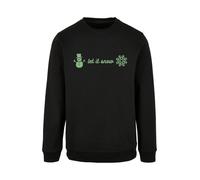 F4NT4STIC Sweat-shirt 'Let It Snow ' vert / noir, Taille S