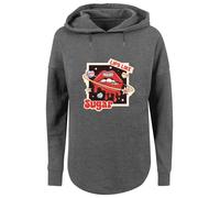 F4NT4STIC Sweat-shirt 'Lips Like Sugar Retro Fashion Valentinstag' beige / bleu clair / gris foncé / rouge, Taille XS