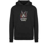 F4NT4STIC Sweat-shirt 'Looney Tunes Bugs Bunny' gris / rouge carmin / noir, Taille M