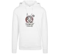 F4NT4STIC Sweat-shirt 'Looney Tunes Bugs Bunny' marron / gris / noir / blanc, Taille L