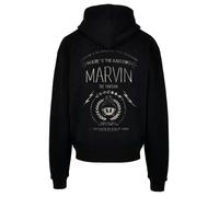 F4NT4STIC Sweat-shirt 'Looney Tunes Marvin The Martian Where's The Kaboom' gris clair / noir, Taille XXL