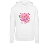 F4NT4STIC Sweat-shirt 'Lover Babe Valentinstag' orange pastel / rose / framboise / blanc, Taille L