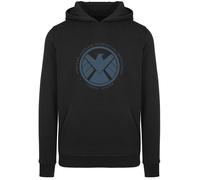 F4NT4STIC Sweat-shirt 'Marvel Avengers Agent Of SHIELD Logistics Division' saphir / noir, Taille XXXL