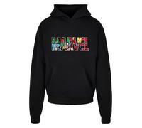 F4NT4STIC Sweat-shirt 'Marvel Avengers Logo Character infill' bleu clair / jaune / rouge / noir, Taille XXXL