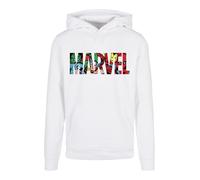 F4NT4STIC Sweat-shirt 'Marvel Avengers Logo Character' mélange de couleurs / blanc, Taille 5XL