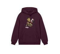 F4NT4STIC Sweat-shirt 'Marvel Guardians Of The Galaxy Vol2 Groot Tape' marron / noisette / orange, Taille XXL