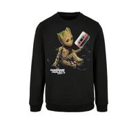 F4NT4STIC Sweat-shirt 'Marvel Guardians Of The Galaxy Vol2 Groot Tape' mélange de couleurs / noir, Taille M