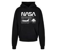 F4NT4STIC Sweat-shirt 'NASA Classic Space Shuttle' noir / blanc, Taille 5XL