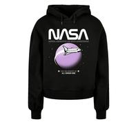 F4NT4STIC Sweat-shirt 'NASA Shuttle Orbit' gris / violet / noir / blanc, Taille XXXL
