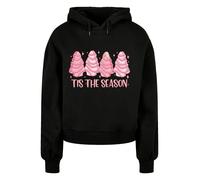 F4NT4STIC Sweat-shirt 'Pink CHristmas Cake Tis The Season' rose / noir, Taille 5XL