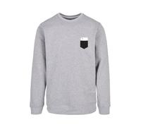 F4NT4STIC Sweat-shirt 'Pocket with Cards' gris / noir / blanc, Taille XS