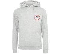 F4NT4STIC Sweat-shirt 'Sansta Paws Christmas Cat Breast' gris / rouge sang / noir / blanc, Taille 5XL