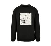 F4NT4STIC Sweat-shirt 'SELF CARE' noir / blanc, Taille XL