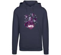 F4NT4STIC Sweat-shirt 'Sex Education Love Mindmaps Netflix TV Series' bleu foncé / baie / blanc, Taille XXL