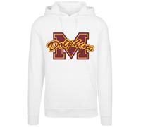 F4NT4STIC Sweat-shirt 'Sex Education M Dolphins Netflix TV Series' marron / jaune / blanc, Taille S