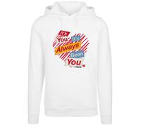 F4NT4STIC Sweat-shirt 'Sex Education Netflix TV Series' bleu clair / jaune d'or / grenadine / blanc, Taille XXL