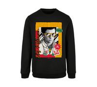 F4NT4STIC Sweat-shirt 'Sex Education Otis Hung Netflix TV Series' gris clair / orange / rouge / noir, Taille M