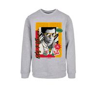 F4NT4STIC Sweat-shirt 'Sex Education Otis Hung Over Collage Netflix TV Series' jaune foncé / gris / rouge / noir, Taille 4XL