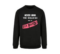 F4NT4STIC Sweat-shirt 'Sex Pistols NMTB Original Album' rose foncé / noir / blanc, Taille XL