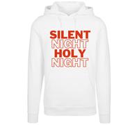 F4NT4STIC Sweat-shirt 'Silent night holy night' rouge orangé / blanc, Taille XXXL