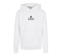 F4NT4STIC Sweat-shirt 'Silvester Happy New Year Pixel Kleeblatt' vert / noir / blanc, Taille 4XL