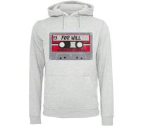 F4NT4STIC Sweat-shirt 'Stranger Things Cassette For Will Netflix TV Series' gris / gris clair / rouge / noir, Taille XS