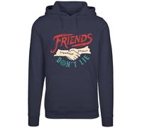 F4NT4STIC Sweat-shirt 'Stranger Things Friends Dont Lie Netflix TV Series' beige / bleu marine / vert / canneberge, Taille XS