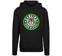 F4NT4STIC Sweat-shirt 'Stranger Things Hawkins Netflix TV Series' vert / vert gazon / noir / blanc, Taille XL