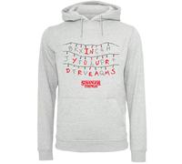 F4NT4STIC Sweat-shirt 'Stranger Things In Your Dreams Netflix TV Series' saphir / gris fumé / gris chiné / rouge, Taille 4XL