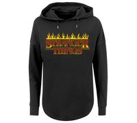 F4NT4STIC Sweat-shirt 'Stranger Things Men Netflix TV Series' jaune / rouge foncé / noir, Taille L
