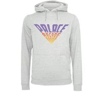 F4NT4STIC Sweat-shirt 'Stranger Things Palace Arcade Netflix TV Series' jaune d'or / gris chiné / violet foncé / orange foncé, Taille S