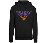 F4NT4STIC Sweat-shirt 'Stranger Things Palace Arcade Netflix TV Series' jaune / violet / mandarine / noir, Taille XS