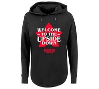 F4NT4STIC Sweat-shirt 'Stranger Things Upside Down Dreams Netflix TV Series' rouge / noir / blanc, Taille L