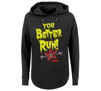 F4NT4STIC Sweat-shirt 'Stranger Things You Better Run Netflix TV Series' citron vert / rose / canneberge / noir, Taille M