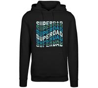 F4NT4STIC Sweat-shirt 'Super Dad Retro Trend Vatertags Design für Papas' vert / noir, Taille S