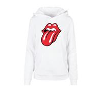 F4NT4STIC Sweat-shirt 'The Rolling Stones Classic Tongue Blk' rouge / noir / blanc, Taille 4XL