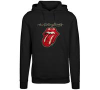 F4NT4STIC Sweat-shirt 'The Rolling Stones Plastered Tongue' mélange de couleurs, Taille XXXL