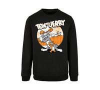 F4NT4STIC Sweat-shirt 'Tom And Jerry Play Baseball' orange / noir / blanc, Taille XXL