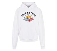 F4NT4STIC Sweat-shirt 'Trick Or Treat Halloween' safran / vert pastel / rose / noir / blanc, Taille L