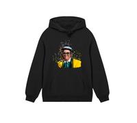 F4NT4STIC Sweat-shirt 'TV Times Elton John At The Piano 1977' bleu / jaune / noir / blanc, Taille XL